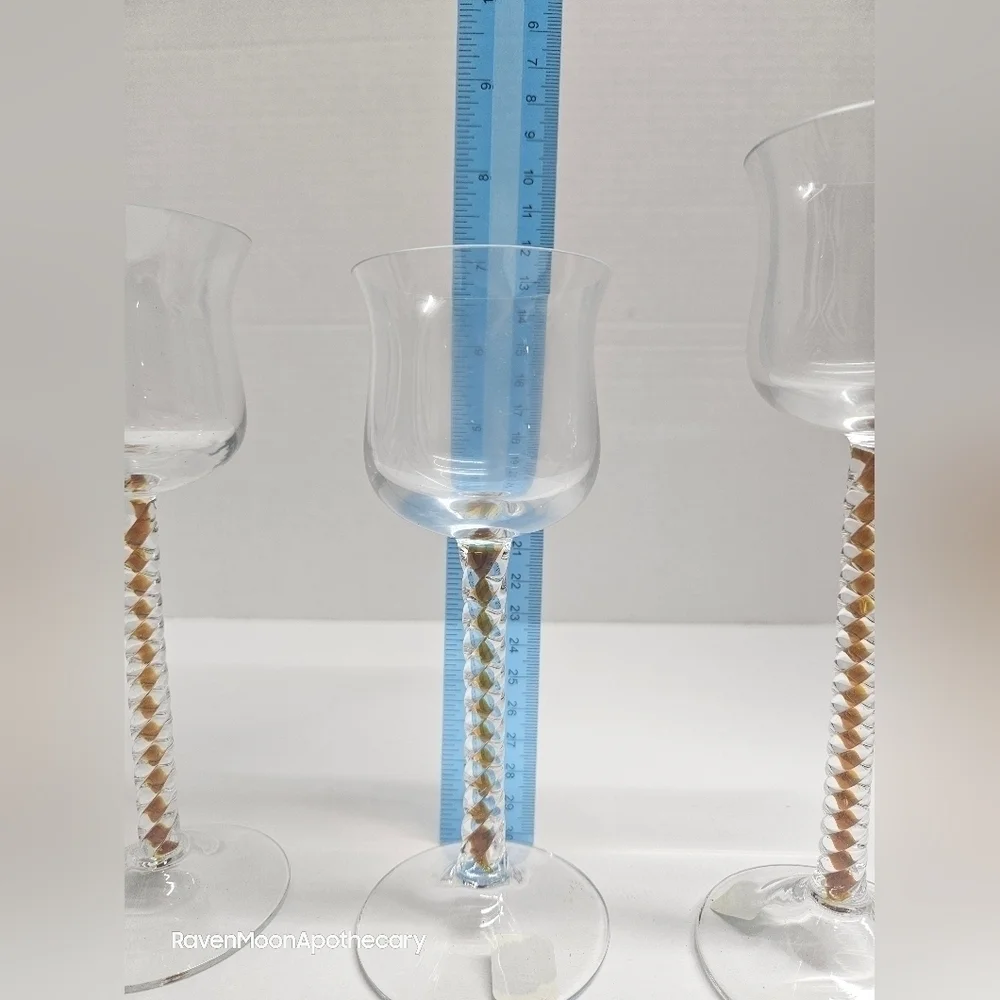 PartyLite Amber Votive Holder Set